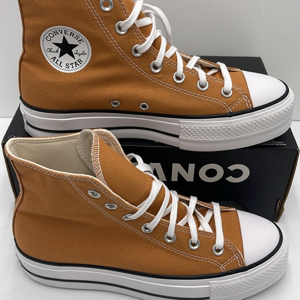 Converse WMNS CTAS LIFT HI
GINGERSNAP/WHITE/BLACK A11537F Platforms Sneakers - Picture 6 of 16